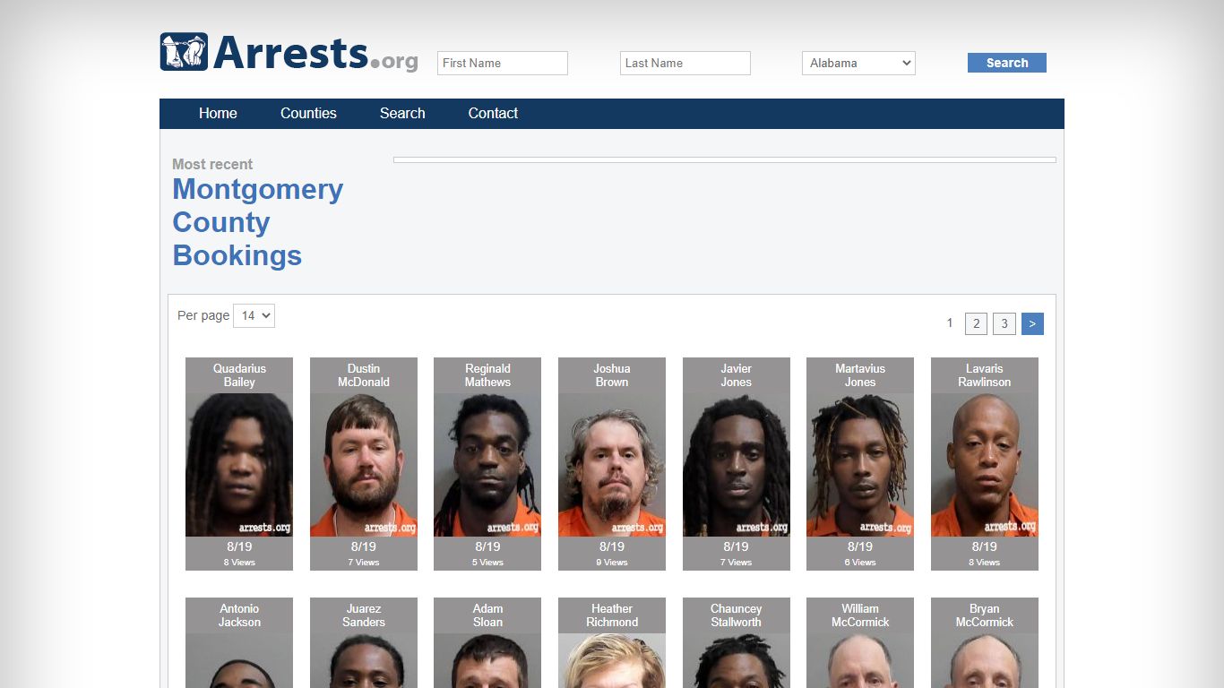 Montgomery County Arrests and Inmate Search