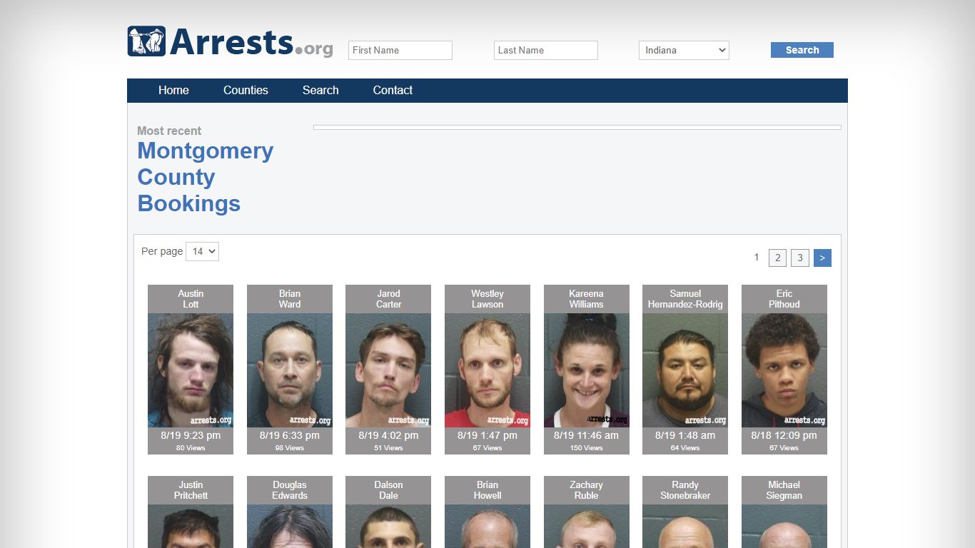 Montgomery County Arrests and Inmate Search